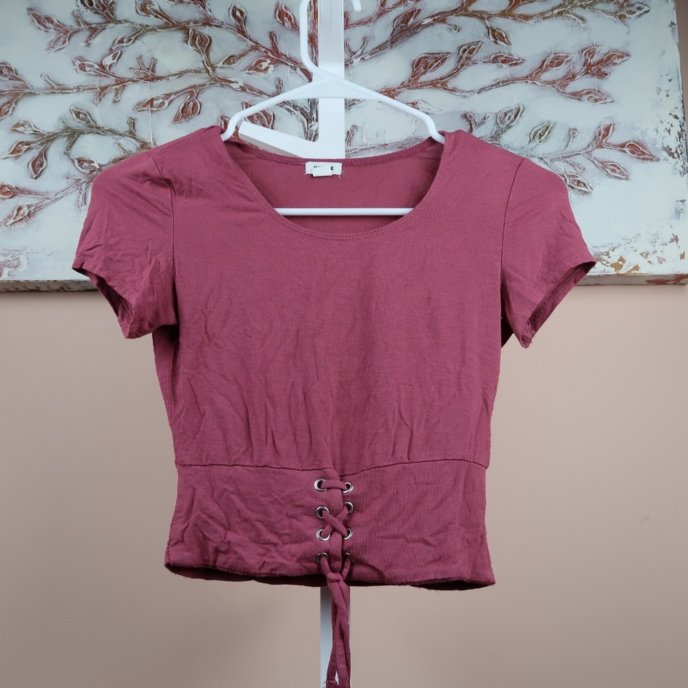 Garage Cinched Crop Top